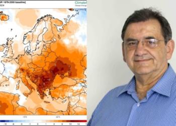 Δεν τελειώνει το «μαρτύριο» της ζέστης από τον Θοδωρή Κολυδά: «Οι υψηλές θερμοκρασίες θα επιμείνουν μέχρι και…»