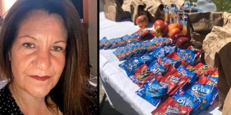 Δασκάλα «κόσμημα» γεμίζει τσάντες με τρόφιμα για τους μαθητές της που δεν έχουν να φάνε