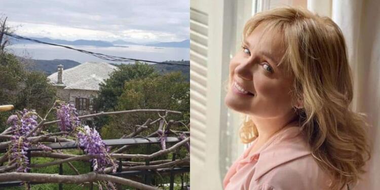 Πέτρινο με τεράστιο κήπο και μαγευτική θέα: Αυτό είναι το εξοχικό της Μαρίας Καβογιάννη στο Πήλιο (photos)
