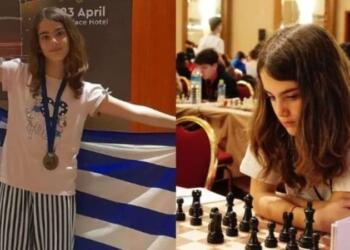 Δυστυχώς μόνο ο ΑΝΤ1 το έδειξε: Παγκόσμια πρωταθλήτρια στο σκάκι η 11χρονη Ευαγγελία Σίσκου