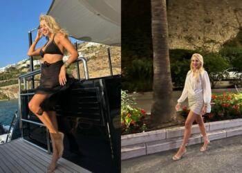 Η Κωνσταντίνα Σπυροπούλου είναι ο ορισμός της mamacita: Ποζάρει μόνο με το μπουρνούζι της μαζί με το παιδί της (photo)