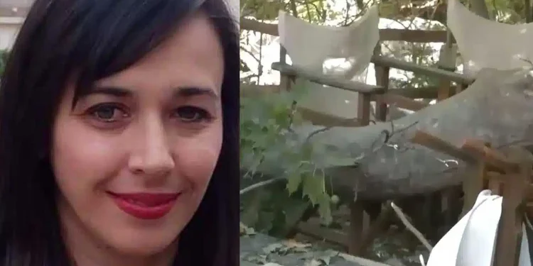 Θρήνος για την 44χρονη Γεωργία που έπεσε κλαδί και την σκότωσε σε ταβέρνα