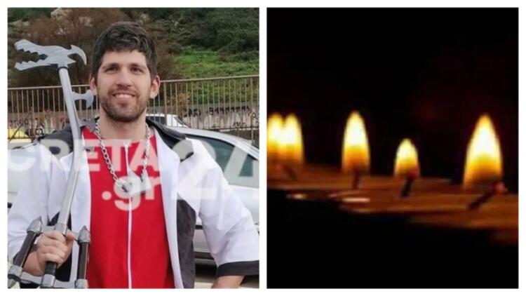 Κρήτη: Βουβός πόνος στην κηδεία του 32χρονου πυροσβέστη που «έφυγε» τόσο άδικα – Τραγική φιγούρα η μητέρα του