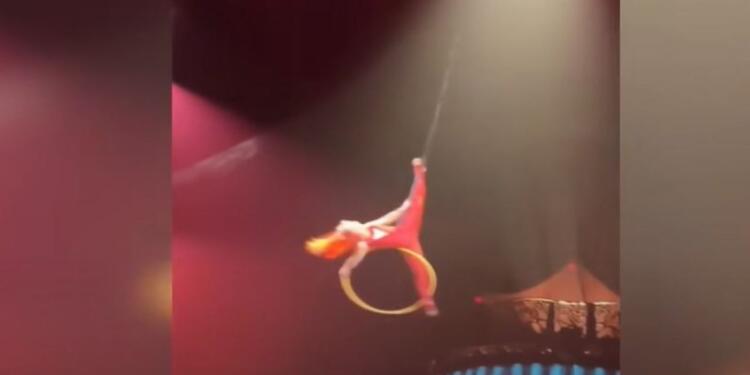 Βίντεο σοκ: Ακροβάτης τσίρκου πέφτει στο κενό και προκαλεί πανικό! (video)