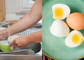 Δεν χρειάζεται τρίψιμο: Ξεφορτωθείτε την αυγουλίλα από τα πιάτα και τα ποτήρια με ένα κόλπο