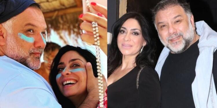 Αυτός μουτρωμένος, εκείνη χαμογελαστή: Σπάνια φωτογραφία του Γρηγόρη Αρναούτογλου και της Νάνσυς Αντωνίου από τις διακοπές που κάνουν