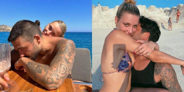 Έγιναν θέαμα σε όλους: Το παθιασμένο φιλί της Γαρυφαλλιάς Καληφώνη στο στόμα με τον Χρήστο Μάστορα (photo)