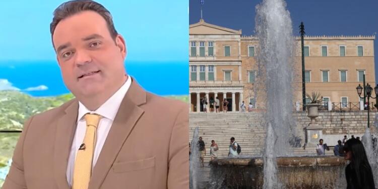 Απλώνει «λάβα» πάνω από όλη την Ελλάδα ο Κλέαρχος Μαρουσάκης: «Μέχρι το Δεκαπενταύγουστο προσέξτε και κάντε υπομονή, ανεβαίνουμε πάνω από 40 και αυτό θα κρατήσει»