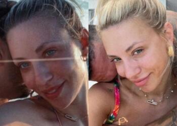 Ένα χεράκι την χαϊδεύει: Τρυφερές στιγμές Μάστορα και Καληφώνη στο αυτοκίνητο, τους χάζευαν οι περαστικοί