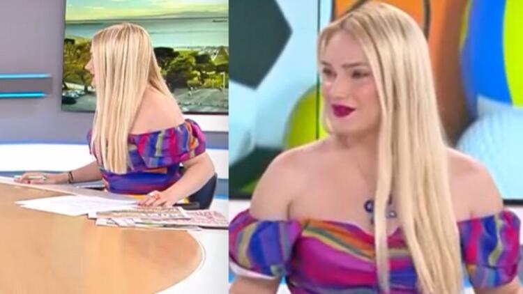 Στιγμή απείρου κάλλους στην ελληνική τηλεόραση: Σηκώθηκε από την καρέκλα στο στούντιο και δεν φορούσε τα… αναμενόμενα! (video)