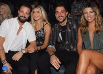 Τετράδα φωτιά: Ηλίας Βρεττός & Σάκης Κατσούλης το τόλμησαν χωρίς δισταγμούς με τις γυναίκες τους (photos)