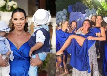 Σε πελάγη ευτυχίας η Κατερίνα Στικούδη: Στα μπλε η βάφτιση του γιου της – Δείτε τις πρώτες εικόνες