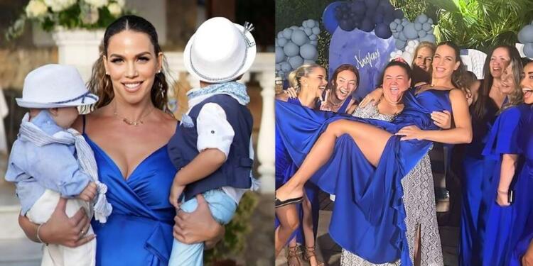 Σε πελάγη ευτυχίας η Κατερίνα Στικούδη: Στα μπλε η βάφτιση του γιου της – Δείτε τις πρώτες εικόνες