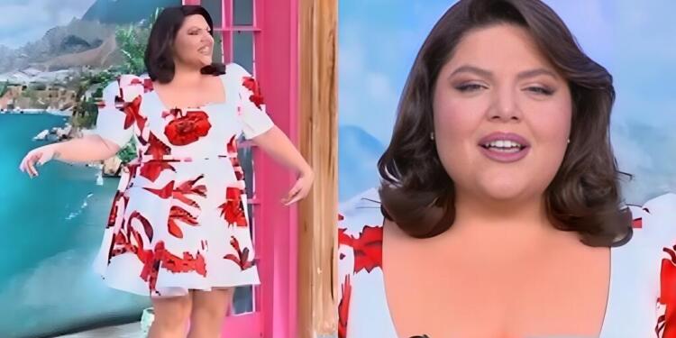 Δύο μέτρα πόδια, κορμάρα: Ανανεωμένη με νέο μαλλί η Δανάη Μπάρκα στην πρεμιέρα της, όλοι την αποθέωσαν