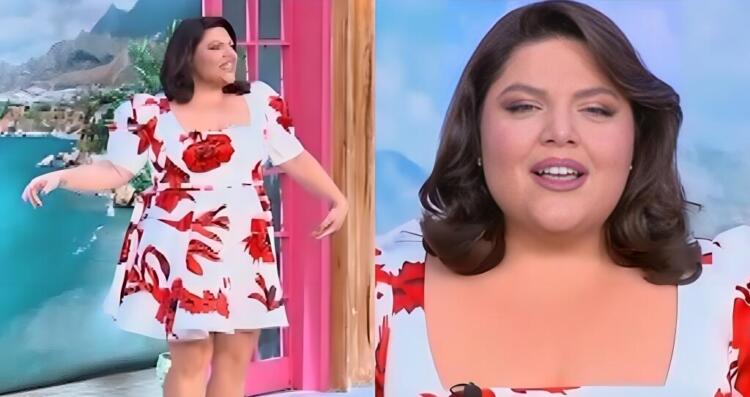 Δύο μέτρα πόδια, κορμάρα: Ανανεωμένη με νέο μαλλί η Δανάη Μπάρκα στην πρεμιέρα της, όλοι την αποθέωσαν