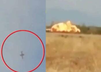 Θρήνος: Δύο νεκροί σε συντριβή στρατιωτικού αεροσκάφους κατά την διάρκεια εκπαιδευτικής πτήσης (video)