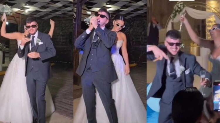Πάνε οι παραδόσεις: Ζευγάρι μπαίνει στο γλέντι του γάμου με SNIK, γυαλιά ηλίου και πούρο! (video)