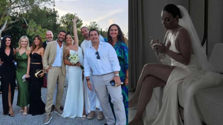 Παντρεύτηκαν Ευρυδίκη Βαλαβάνη και Γρηγόρης Μόργκαν – Δείτε φωτογραφίες από την λαμπερή τελετή και το πάρτι σε beach bar