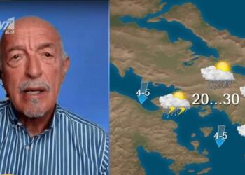 Βούρδουλας ο Τάσος Αρνιακός: «48 ώρες γεμάτες καταιγίδες! Οργανωμένο βαρομετρικό χαμηλό χτυπάει την χώρα!»