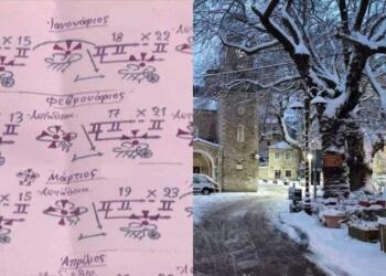 «Πολικό φράγμα» από τα Μερομήνια: Χωρισμένος στα δύο ο χειμώνας – Χιόνια από νωρίς