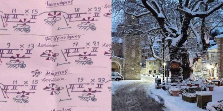 «Πολικό φράγμα» από τα Μερομήνια: Χωρισμένος στα δύο ο χειμώνας – Χιόνια από νωρίς