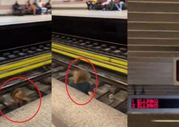 Τραγικό: Γυναίκα έχει κατέβει στις ράγες του Μετρό και τρέχει προς το τούνελ ενώ σε 1 λεπτό περνάει ο συρμός για Ελληνικό! (video)