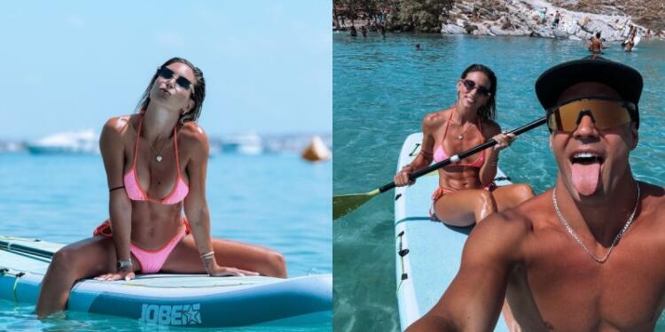 Καιρό είχαμε να δούμε τα πιτσουνάκια: Μέσα σε ένα 24ωρο φανερώθηκαν Αθηνά Οικονομάκου και Μπρούνο Τσερέλα