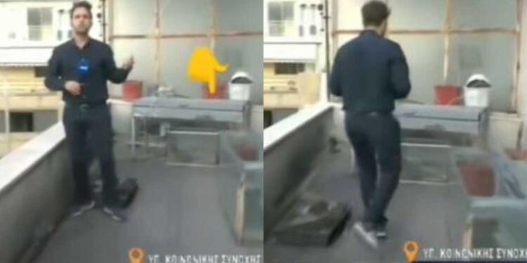 Ελλαδάρα: Ο Λάζος Μαντικός πήγε να καλύψει ρεπορτάζ για την διάρρηψη σε Υπουργείο και άθελά του αποκαλύπτει την… ψησταριά! (video)