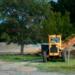 a tractor in a field