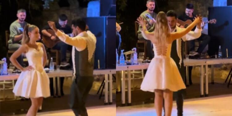 Ίσως ό,τι πιο όμορφο έχουμε δει: Γαμπρός και νύφη χόρεψαν την πιο ωραία σούστα της ζωής τους (video)