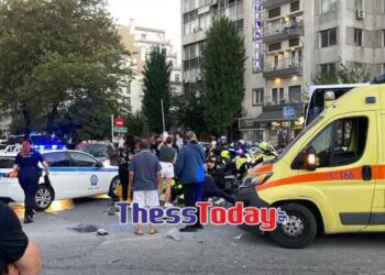 Σοβαρό τροχαίο στη Θεσσαλονίκη: Λεωφορείο συγκρούστηκε με μοτοσικλέτα – Διασωληνωμένος ο αναβάτης