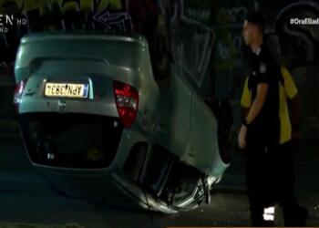 Τρομακτικές εικόνες από νέο τροχαίο στον Κηφισό: Τούμπαρε αυτοκίνητο στις Τρεις Γέφυρες – Δύο τραυματίες (video)