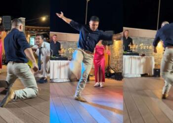 Κορίτσια λιώστε: Λεβέντης χορεύει το πιο μάγκικο ζεϊμπέκικο σε γάμο και κάνει ΟΛΕΣ τις γυναίκες να τον ερωτευτούν! (video)