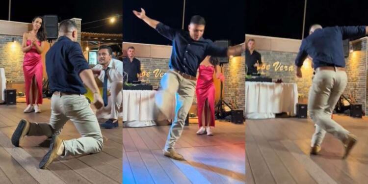 Κορίτσια λιώστε: Λεβέντης χορεύει το πιο μάγκικο ζεϊμπέκικο σε γάμο και κάνει ΟΛΕΣ τις γυναίκες να τον ερωτευτούν! (video)