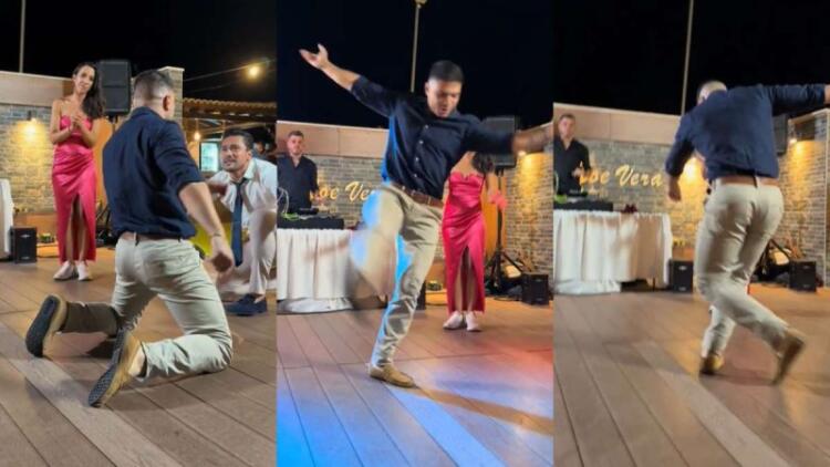Κορίτσια λιώστε: Λεβέντης χορεύει το πιο μάγκικο ζεϊμπέκικο σε γάμο και κάνει ΟΛΕΣ τις γυναίκες να τον ερωτευτούν! (video)