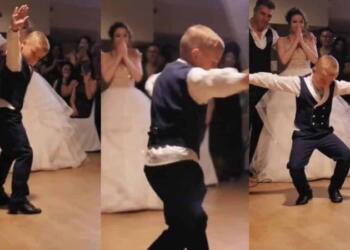 Βαρύ ζεϊμπέκικο σε ρυθμούς Μητροπάνου: Ο μικρός αδελφός της νύφης την κάνει να ξεσπάσει σε κλάματα από την συγκίνηση! (video)