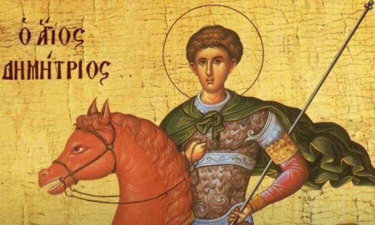 Άγιος Δημήτριος: Τι συμβολίζει η εικόνα του ως αρματωμένου καβαλάρη – Λίγοι το γνωρίζουν