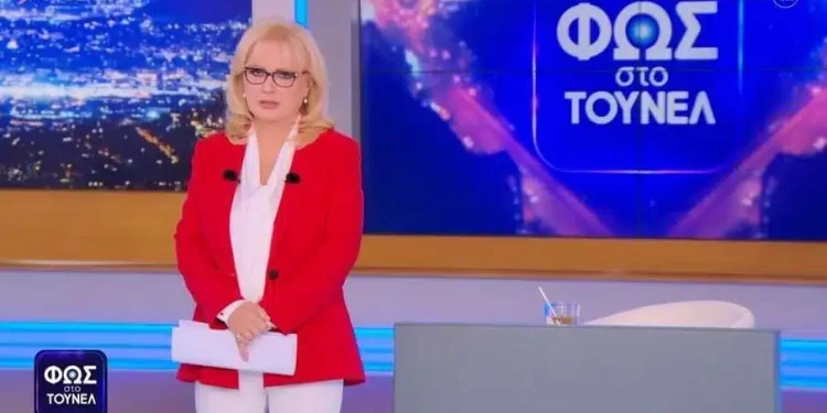 «Φως στο Τούνελ»: Η Αγγελική Νικολούλη έβαλε το… κόκκινο σακάκι και έγινε χαμός – O λόγος που επέλεξε αυτό το χρώμα