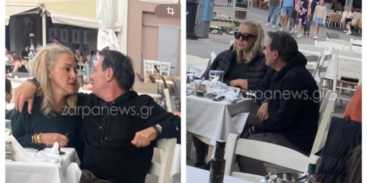 Δεν κρύβουν τον έρωτά τους: Τα παθιασμένα φιλιά του Απόστολου Λύτρα με τη σύντροφό του στα Χανιά
