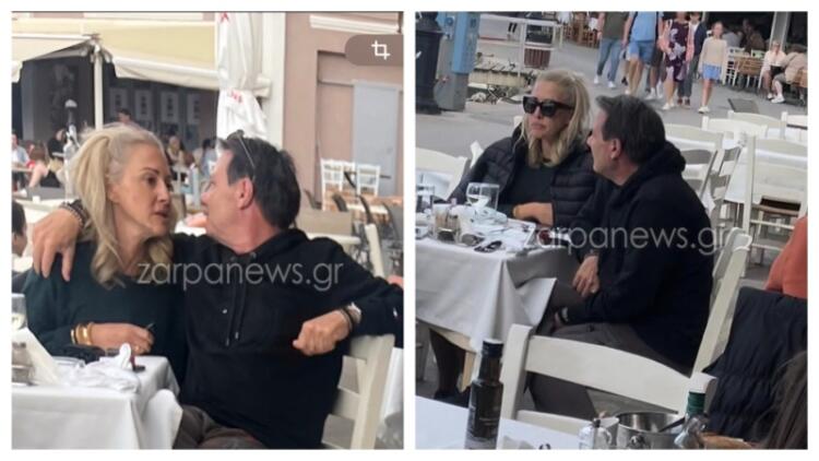 Δεν κρύβουν τον έρωτά τους: Τα παθιασμένα φιλιά του Απόστολου Λύτρα με τη σύντροφό του στα Χανιά