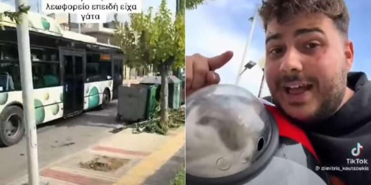 Νέο περιστατικό με οδηγό λεωφορείου: Έβρισε χυδαία και πέταξε εκτός παιδί που μετέφερε με ειδικό σακίδιο την γάτα του