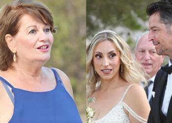 Μαρία Πανάρετου: H μητέρα του Απόστολου Ρουβά έκλεψε τις εντυπώσεις στον γάμο του γιου της