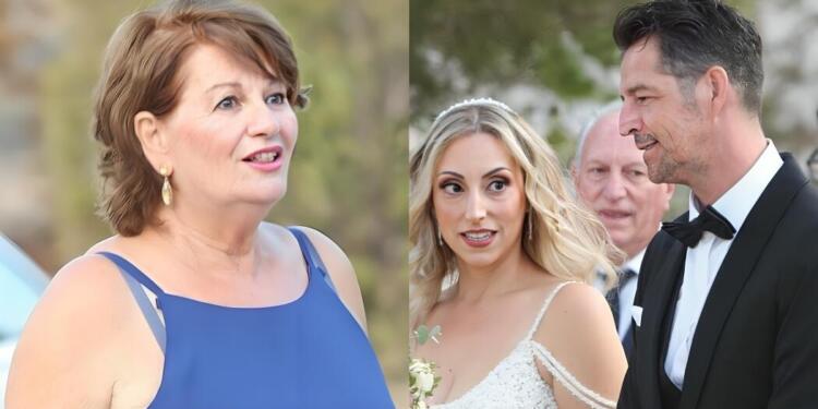 Μαρία Πανάρετου: H μητέρα του Απόστολου Ρουβά έκλεψε τις εντυπώσεις στον γάμο του γιου της