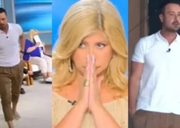 «Μας τα έχεις κάνει τσουρέκια, γλειφτράκι, παπαγαλάκι» – Στήλη άλατος η Κουτσελίνη, αποχώρησε έξαλλος ο Κουσουλός (video)