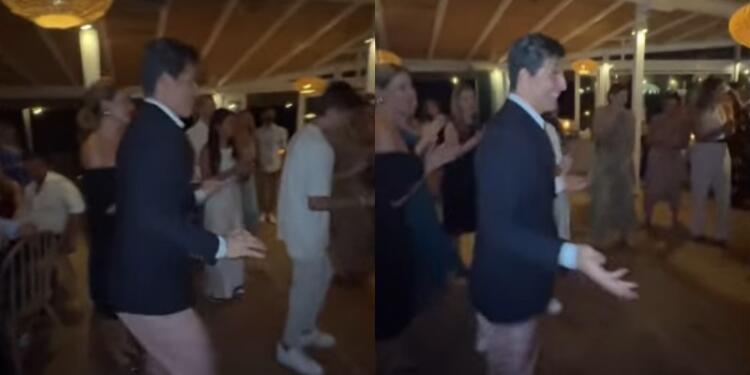 Τα έδωσε όλα ο Σάκης Ρουβάς: Ο φοβερός του χορός στο γάμο του Απόστολου έβαλε «φωτιά» στην πίστα (videο)