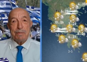 «Κλείδωσε» η… τούμπα του καιρού με καταιγίδες – Η πρόγνωση του Τάσου Αρνιακού (video)