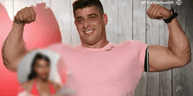 First Dates: Γυμνασμένος κλώνος του «Αγάπη Μόνο» πήγε ραντεβού αλλά η πανέμορφη συνοδός τον απέρριψε λόγω όγκου