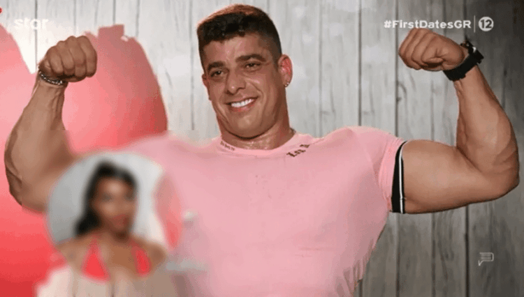First Dates: Γυμνασμένος κλώνος του «Αγάπη Μόνο» πήγε ραντεβού αλλά η πανέμορφη συνοδός τον απέρριψε λόγω όγκου
