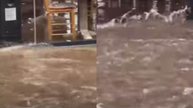 «Παρέλυσε» ο Πειραιάς: Πλημμύρισε το Μικρολίμανο έπειτα από 15 λεπτά βροχούλας (video)