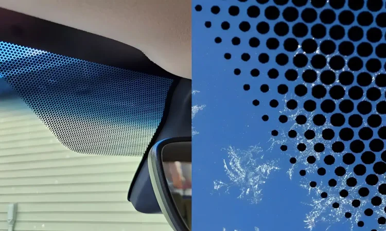 Γιατί υπάρχουν οι τελείες γύρω από το παρμπρίζ